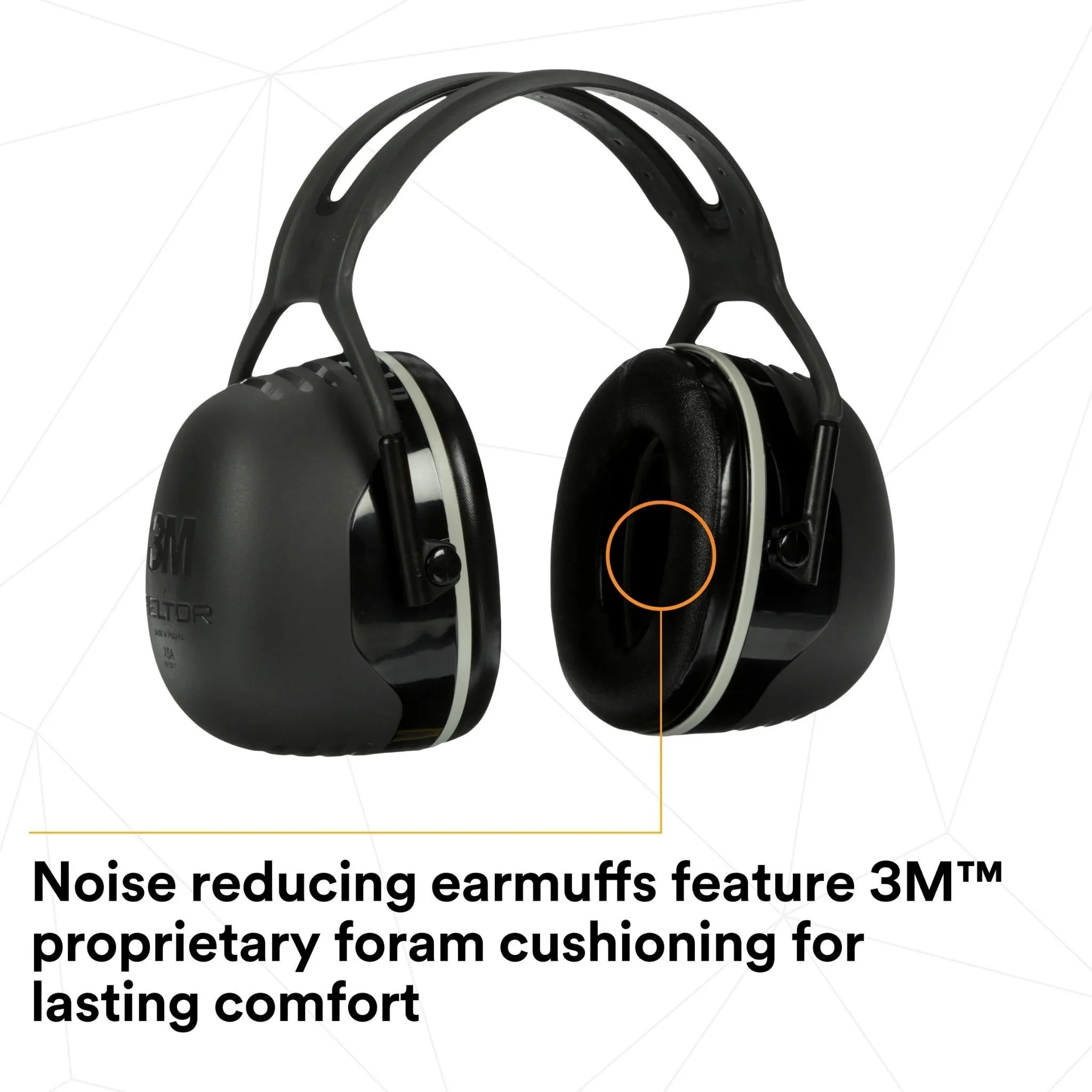 3M™ PELTOR™ X5 Earmuffs X5A/37274(AAD), Over-the-Head