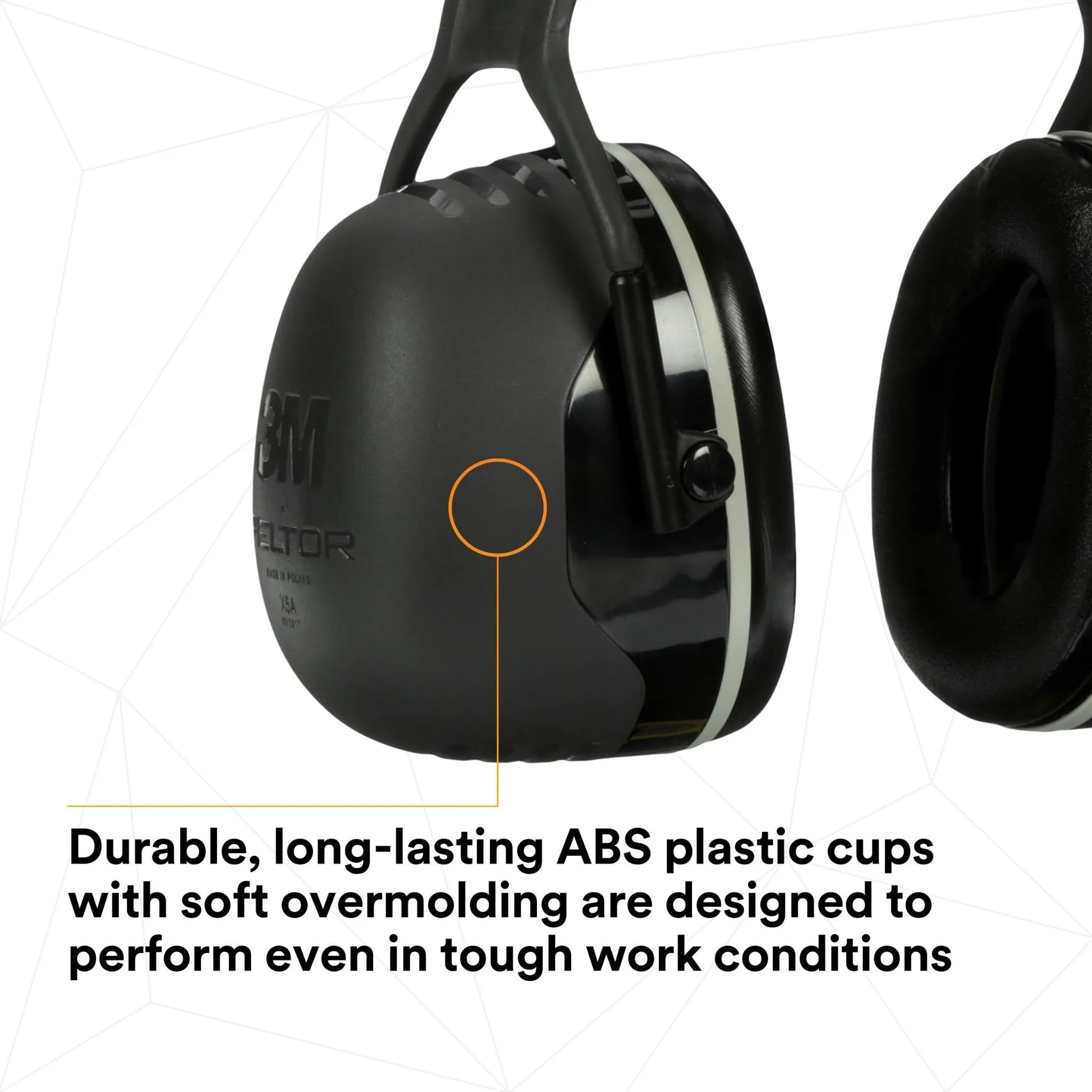 3M™ PELTOR™ X5 Earmuffs X5A/37274(AAD), Over-the-Head