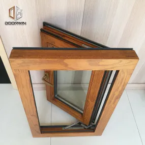Aluminum clad wood window with tempered glass windows style by Doorwin