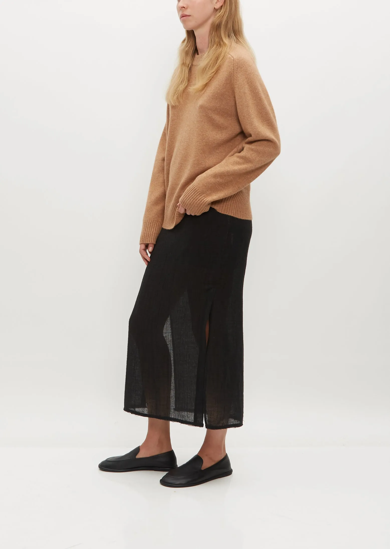 Baltra Cashmere Sweater — Hazel Melange