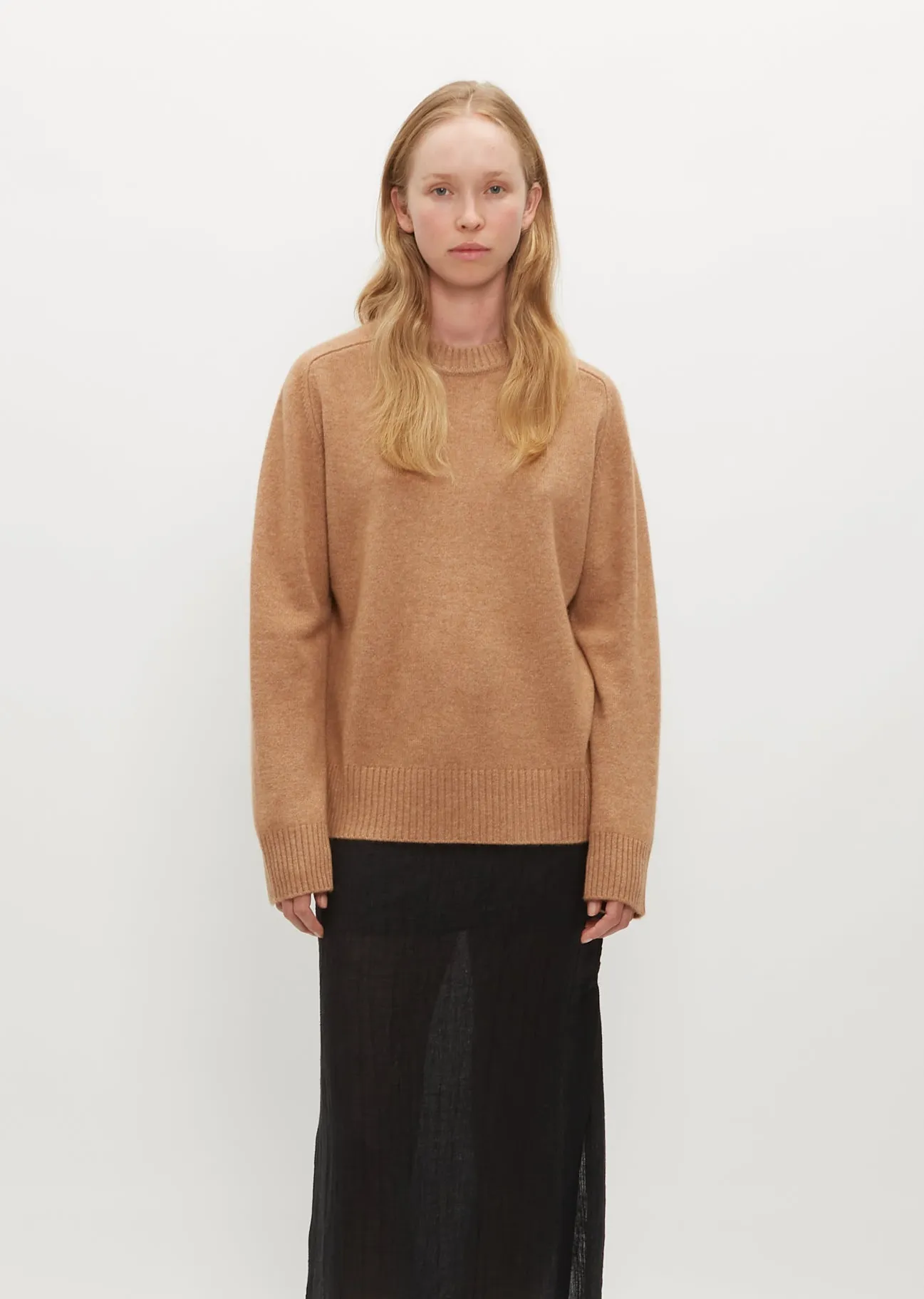 Baltra Cashmere Sweater — Hazel Melange