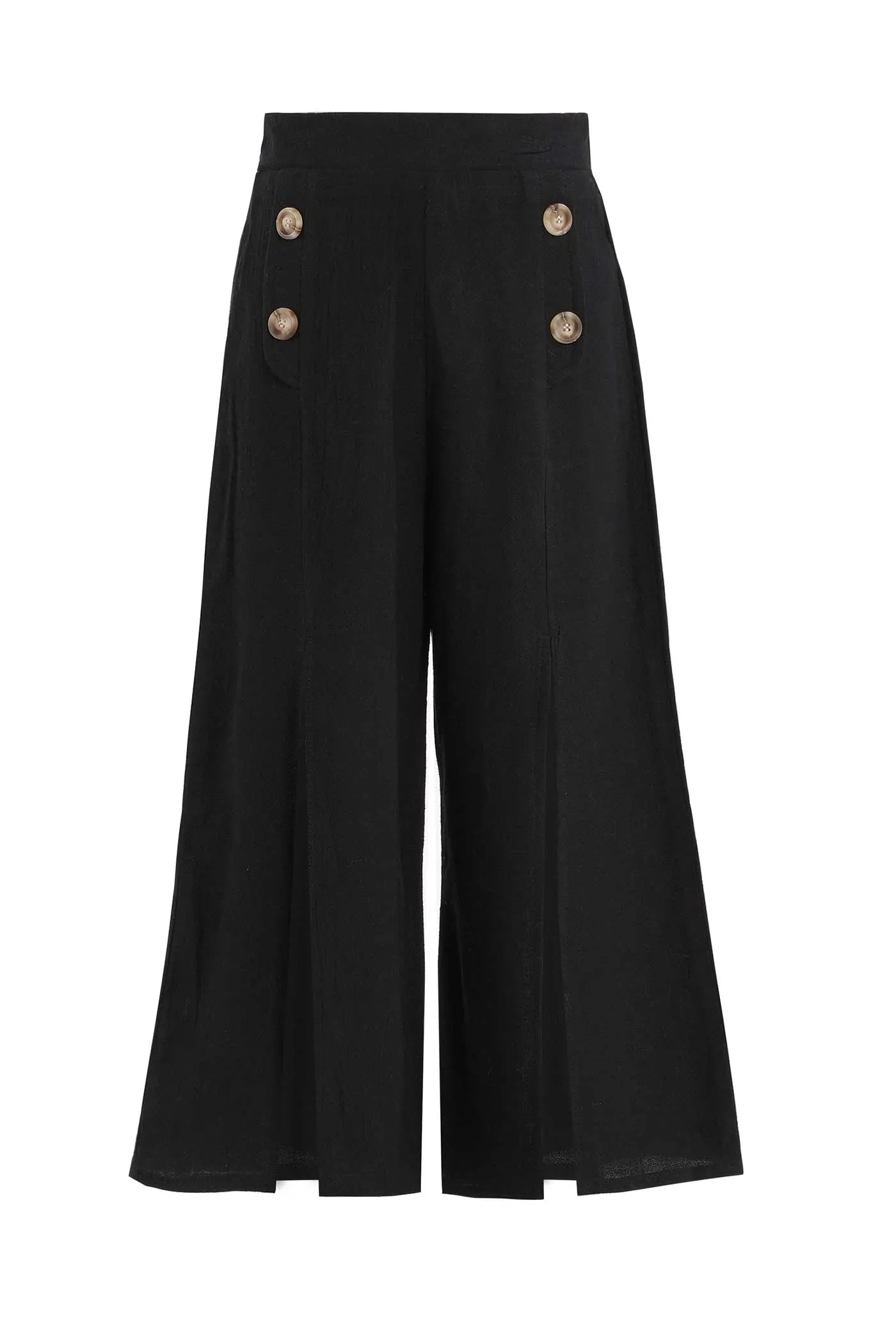Big Girls | Tween Girls Wide Leg Front Slit Summer Pants