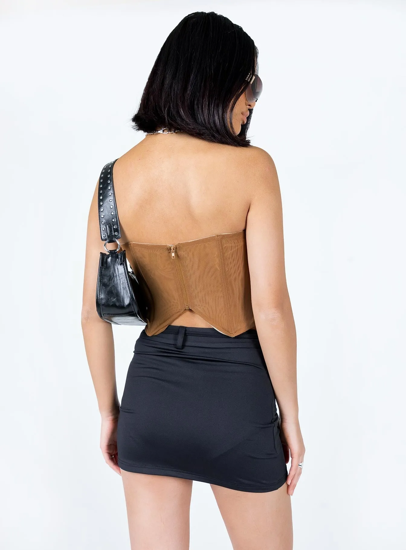 Buckle Up Mini Skirt Black