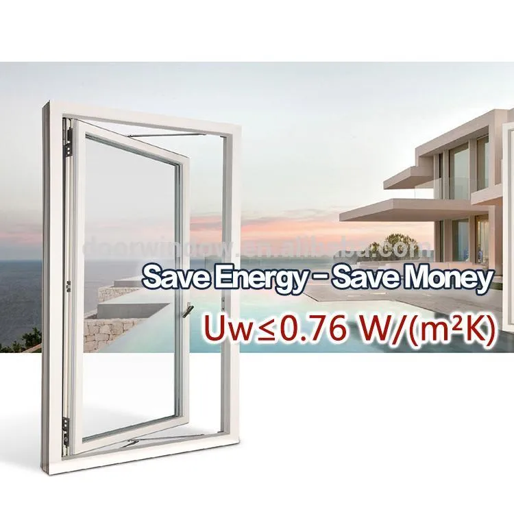 DOORWIN 2021World-class awning window wood grain finish thermal break door awnings aluminum