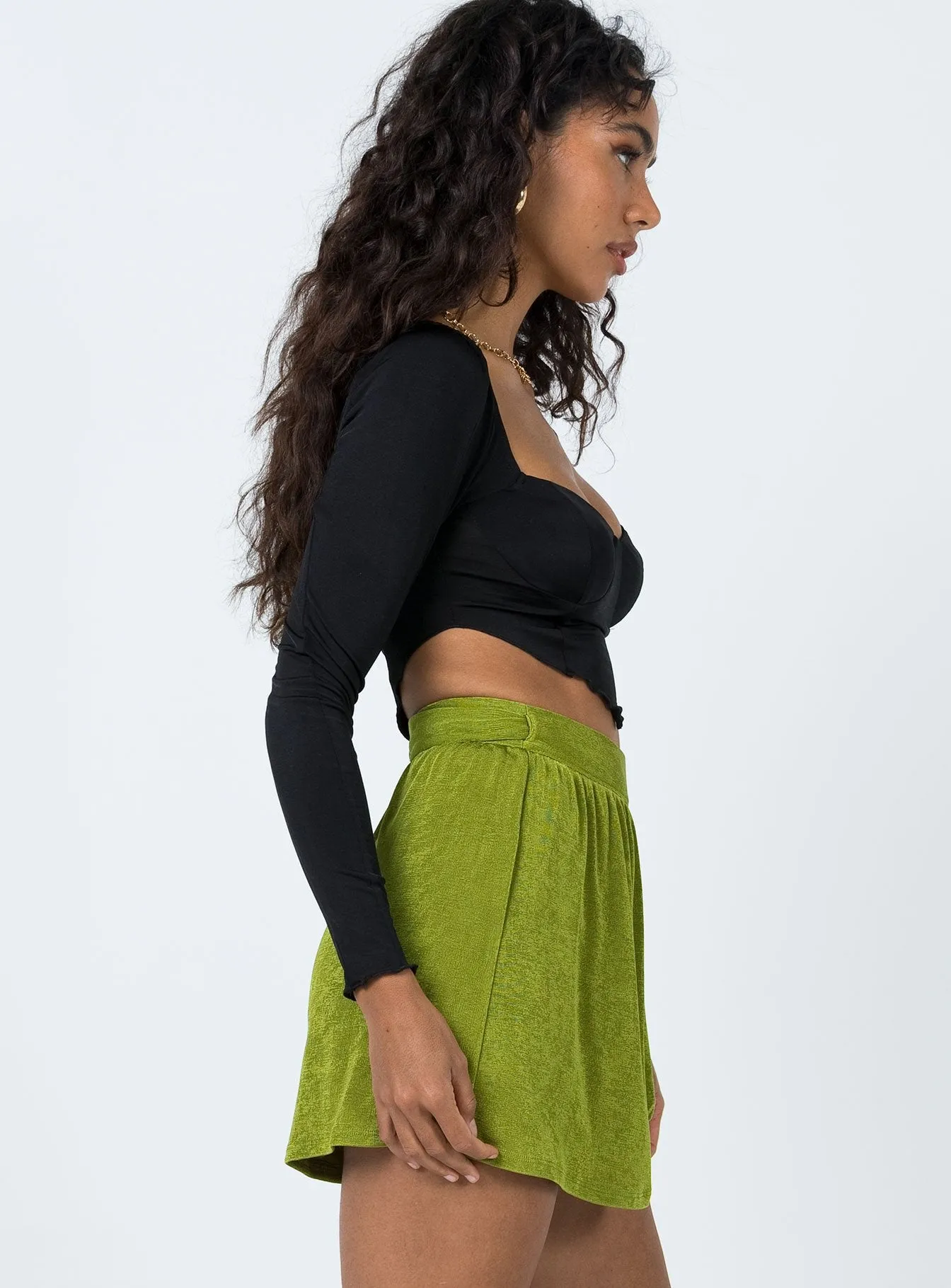 Eithan Mini Skirt Green