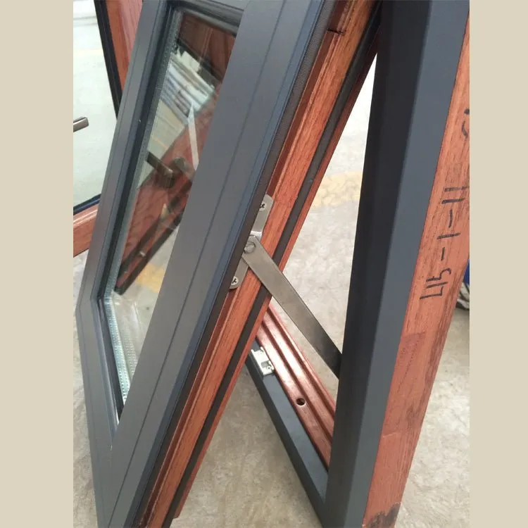 Factory cheap price awning casement windows with non thermal break profile 24 x 52 low and high quality