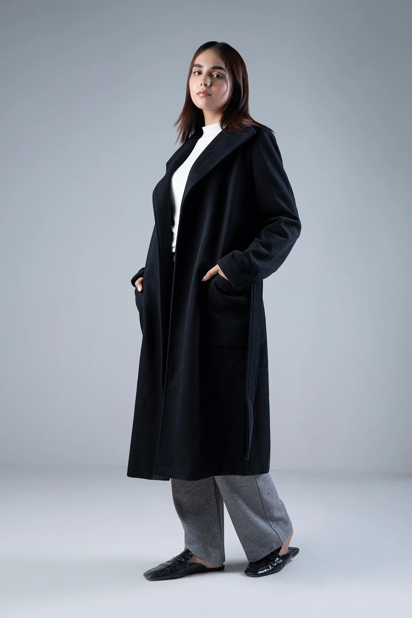 High Collar Coat | WEST-W24-40A