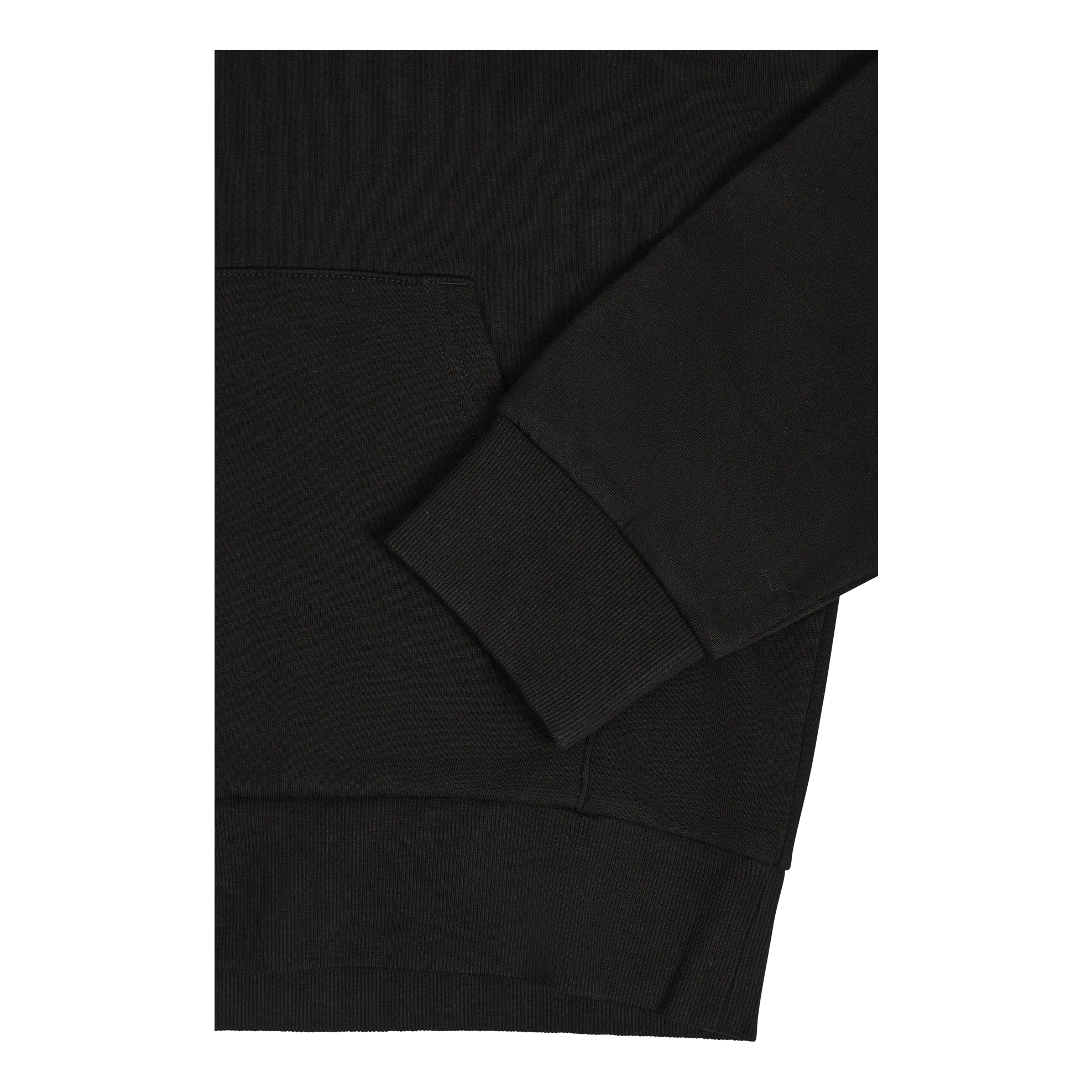 Hooded Scrawl Sweat Black / Misty Sky