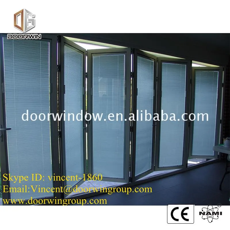 Houston thermal break aluminum profile bi fold windows