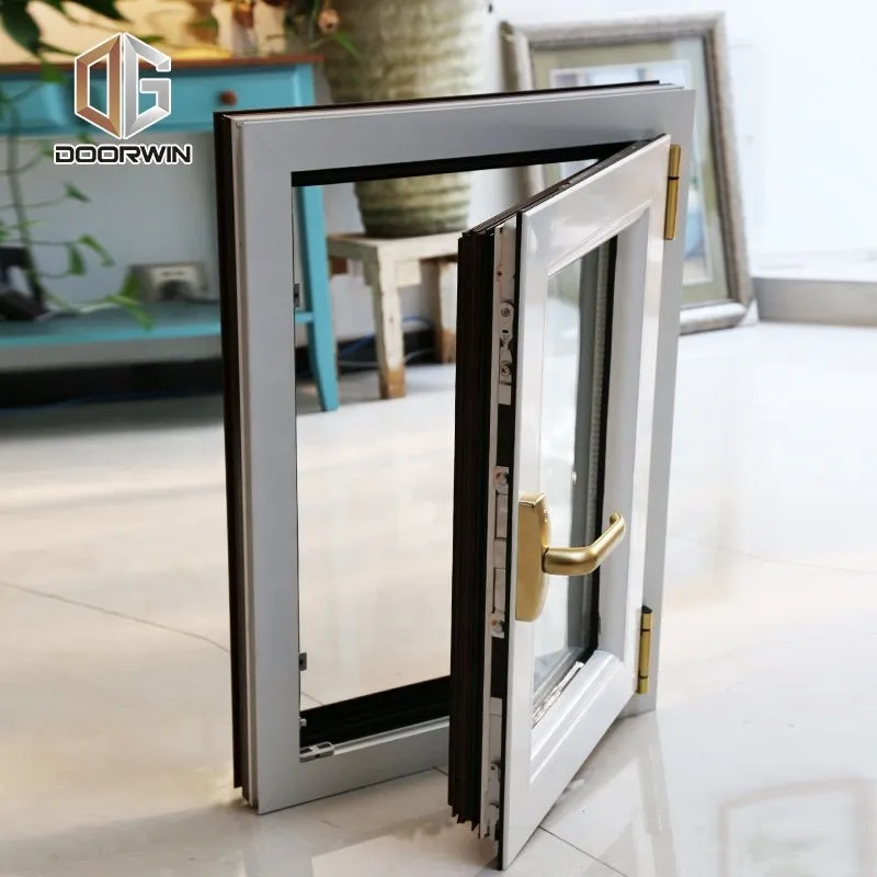 Houston wholesale tempered glass thermal break aluminum tilt and turn window as 2047by Doorwin