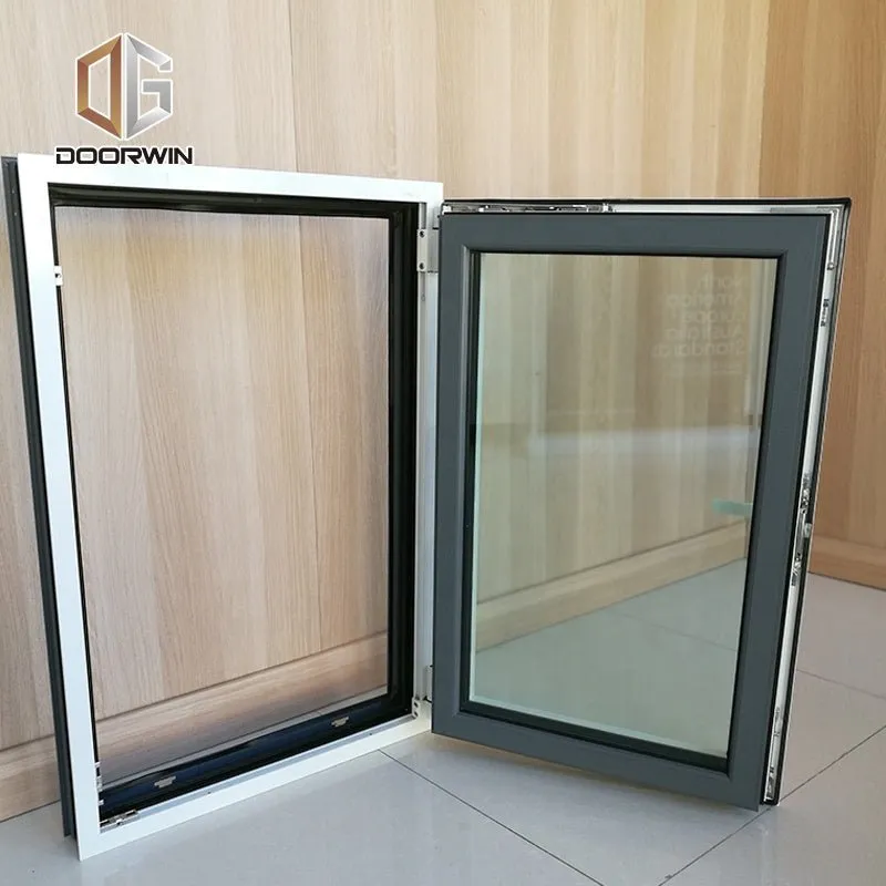 Houston wholesale tempered glass thermal break aluminum tilt and turn window as 2047by Doorwin