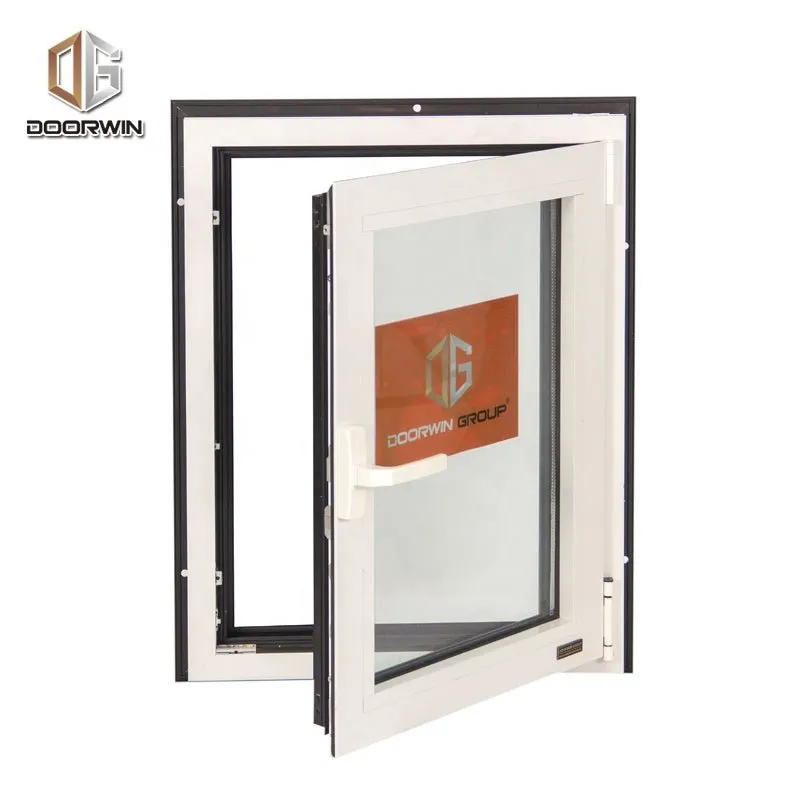 Los Angeles best selling tempered glass thermal break aluminum made in china tilt and turn window as 2047by Doorwin