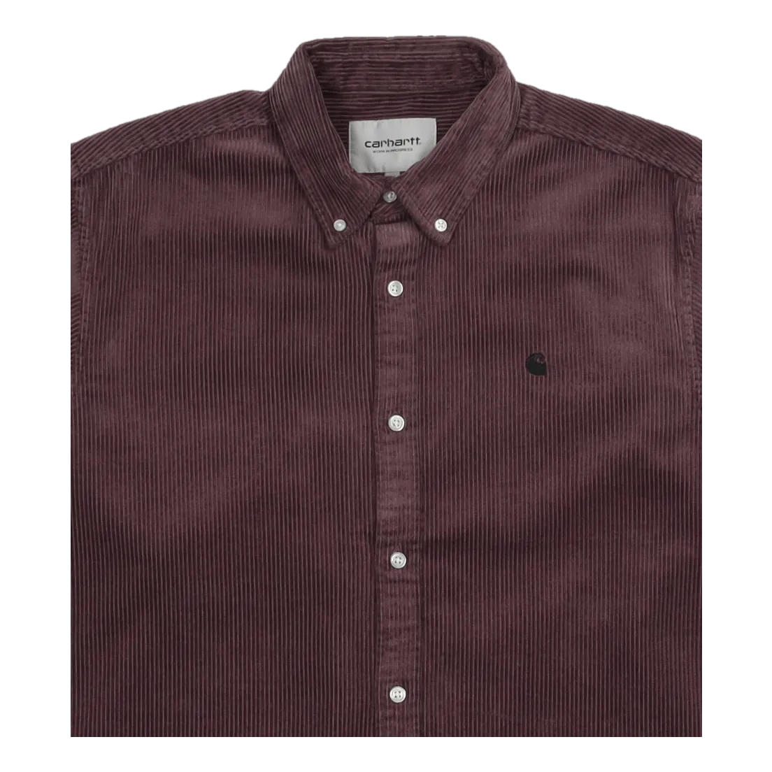 L/s Madison Cord Shirt Misty Thistle / Black