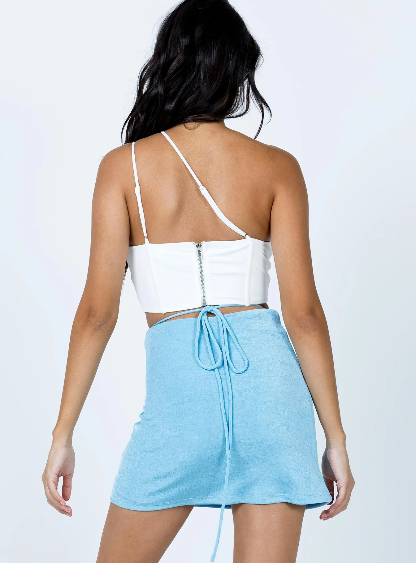 Maisie Mini Skirt Blue