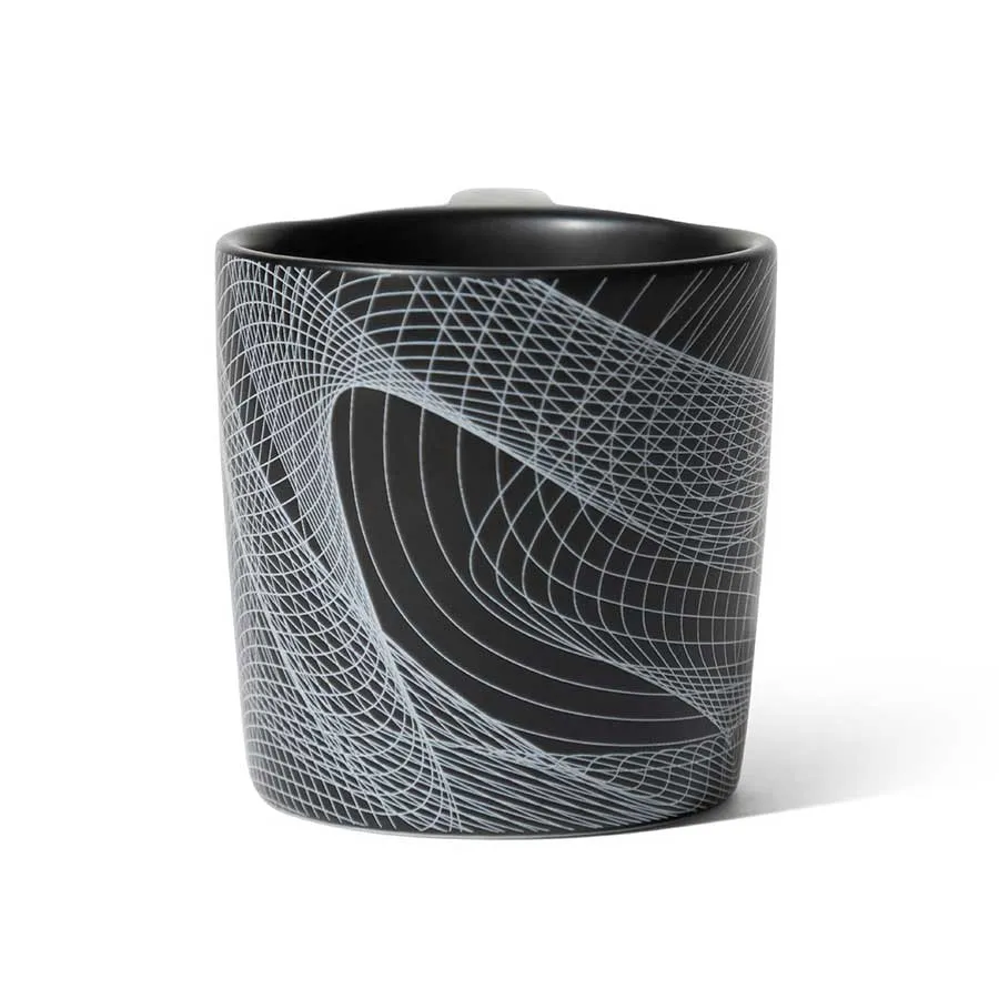 notNeutral x Chaim Machlev Lino Coffee Mug (10oz) - Dots to Lines Black