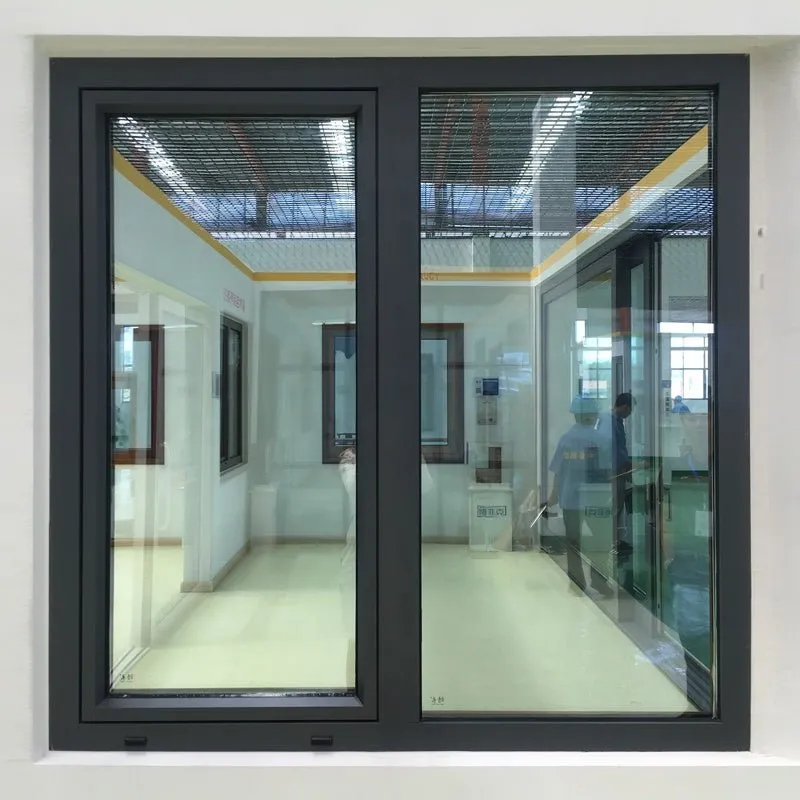 Philadelphia hot sale thermal break aluminum with wood cladding tilt turn window with high quality nfrc american standard