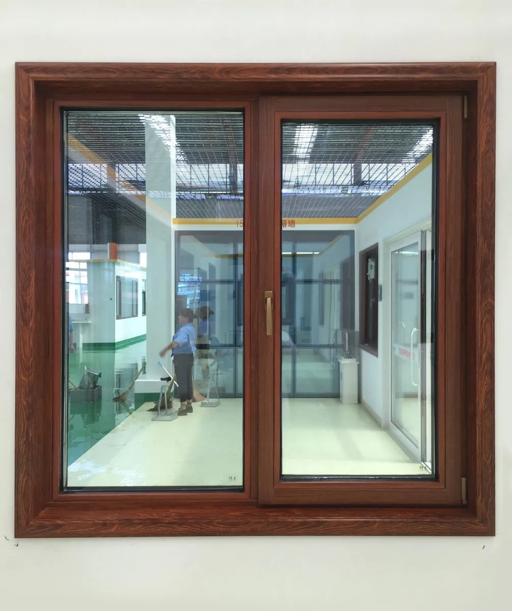 Philadelphia hot sale thermal break aluminum with wood cladding tilt turn window with high quality nfrc american standard