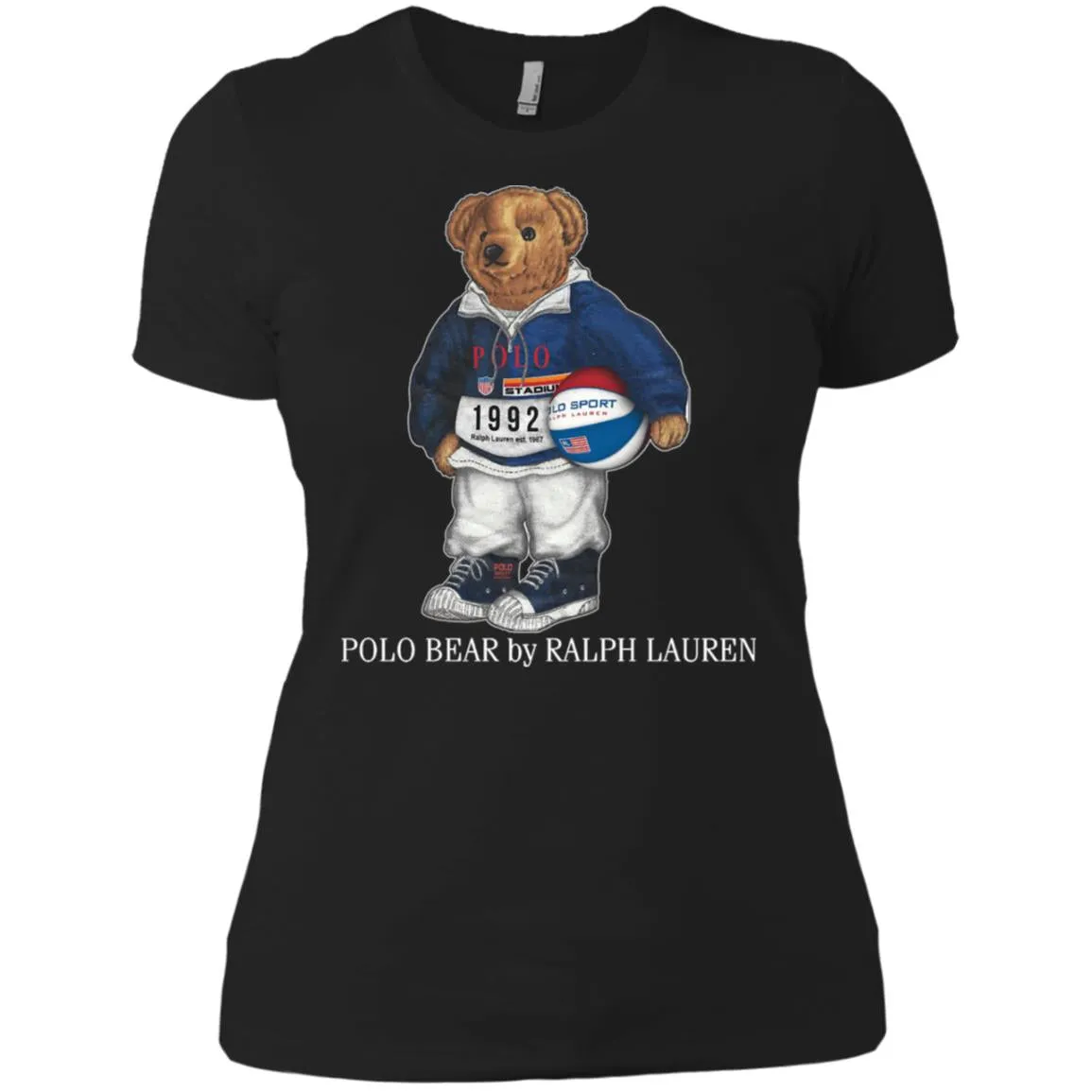 Ralph Lauren Polo Bear T-shirt Women Cotton T-Shirt