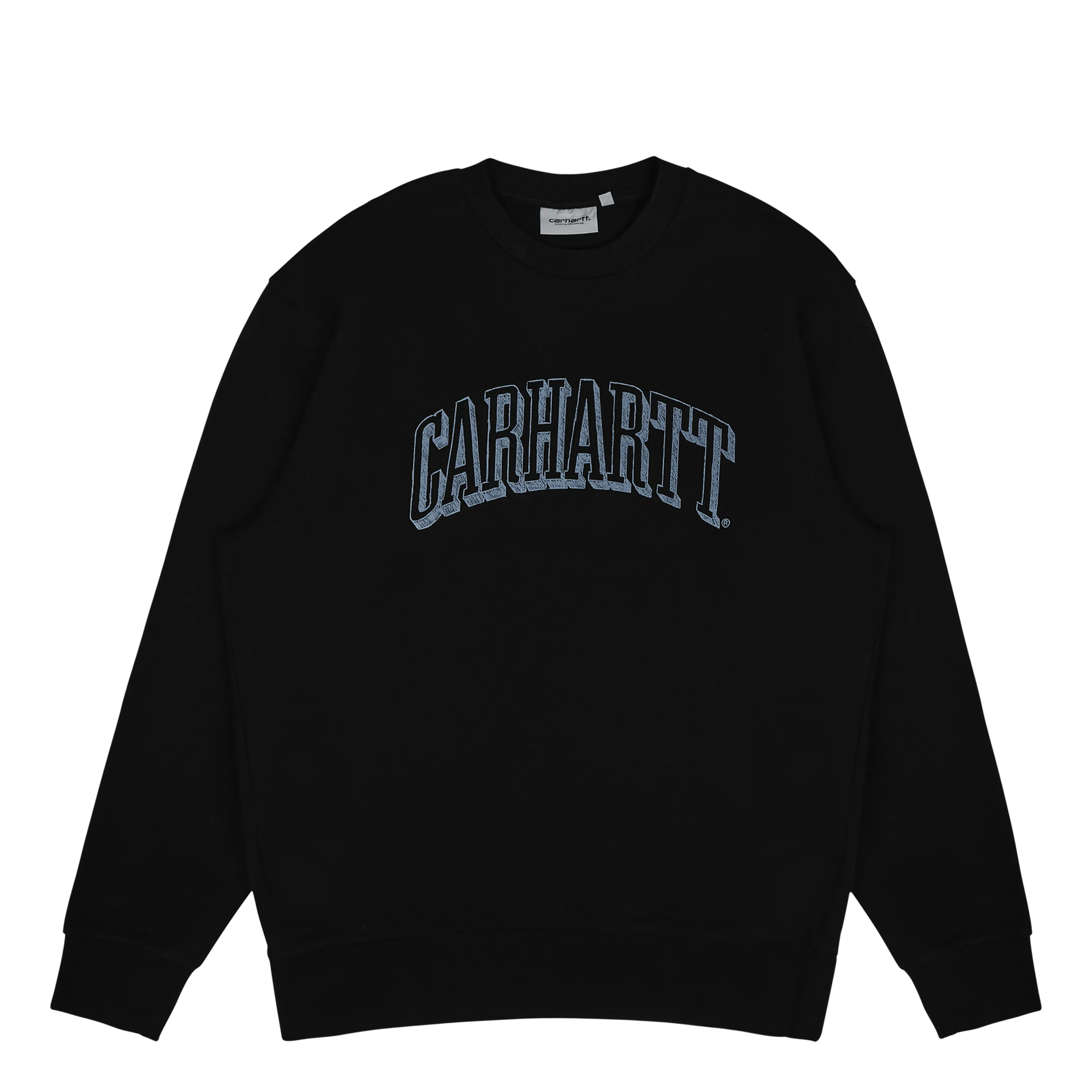 Scrawl Sweat Black / Misty Sky