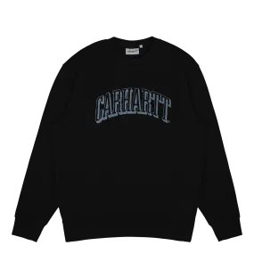 Scrawl Sweat Black / Misty Sky