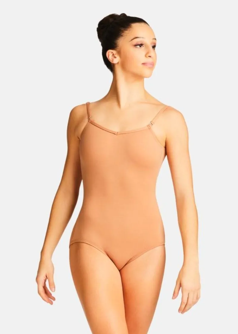 Team Basics Adj. Strap Camisole Leotard