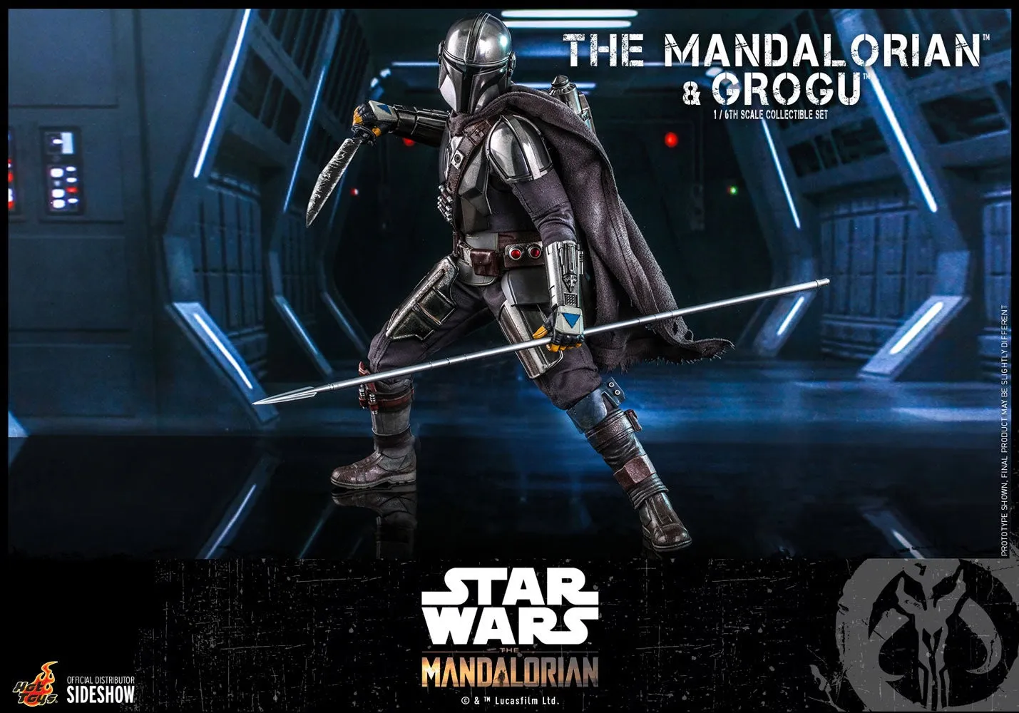 The Mandalorian™ and Grogu™ Sixth Scale Figure Set by Hot Toys Television Masterpiece Series – Star Wars: The Mandalorian™