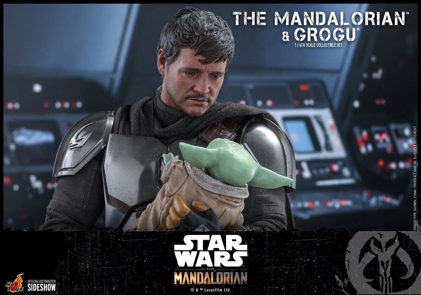 The Mandalorian™ and Grogu™ Sixth Scale Figure Set by Hot Toys Television Masterpiece Series – Star Wars: The Mandalorian™