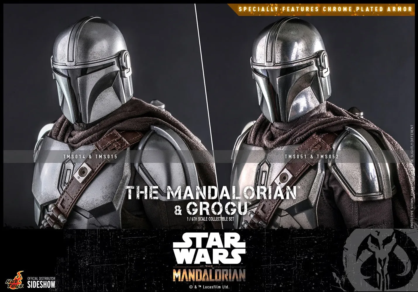 The Mandalorian™ and Grogu™ Sixth Scale Figure Set by Hot Toys Television Masterpiece Series – Star Wars: The Mandalorian™