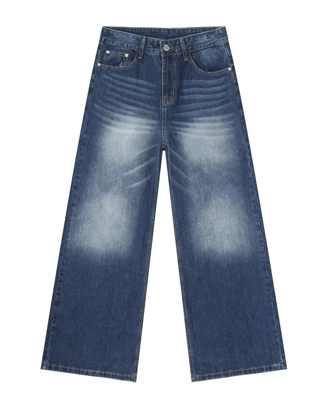Vintage Washed Wide Denim Pants OYC0100