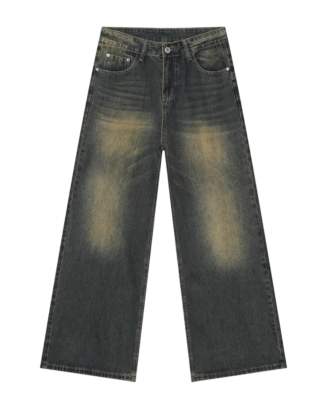 Vintage Washed Wide Denim Pants OYC0100