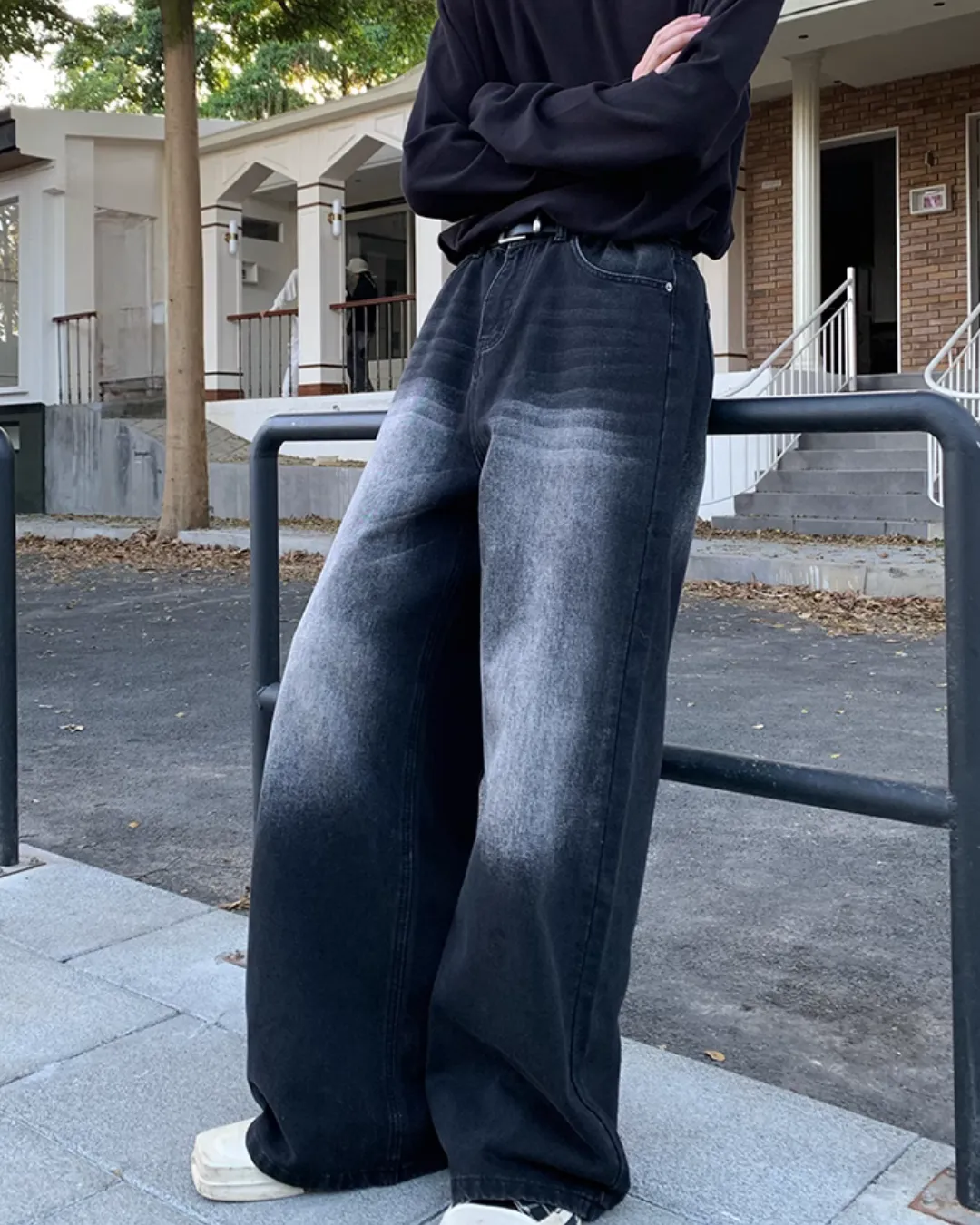 Vintage Washed Wide Denim Pants OYC0100