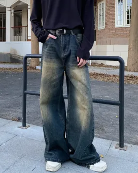 Vintage Washed Wide Denim Pants OYC0100