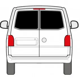 VW T6.1/T6/T5 Transporter Barn Door Curtains - 2pcs