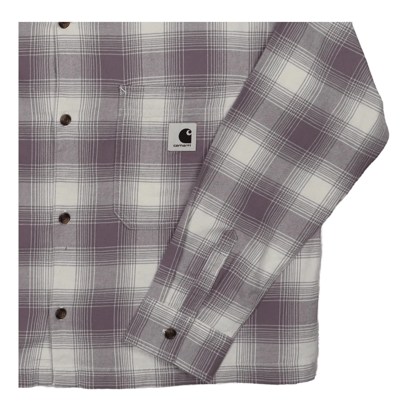 W' L/s  Deaver Shirt Deaver Check, Misty Thistle